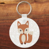 Cute Baby Fox Sleutelhanger (Voorkant)
