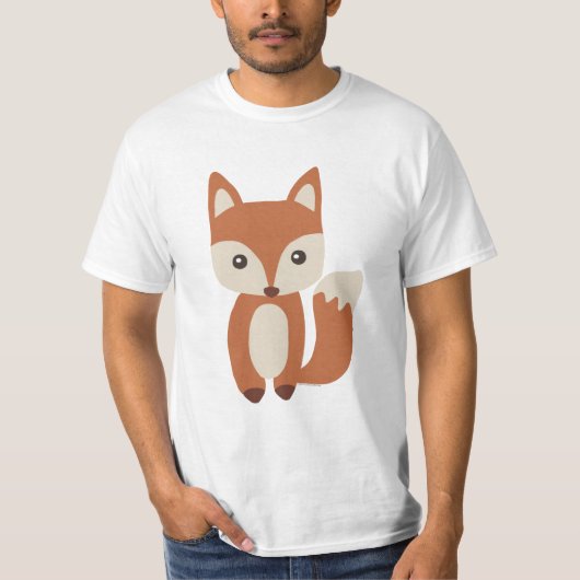 Cute Baby Fox T-shirt (Voorkant)