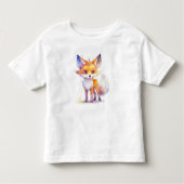 Cute Baby Fox Toddler T-Shirt (Voorkant)