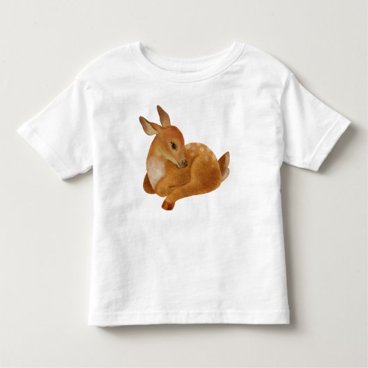 Cute Baby Gazelle T-Shirt voor Toddler (Voorkant)