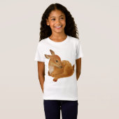 Cute Baby Gazelle voor kinderen met T-shirt (Voorkant volledig)