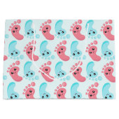 Cute baby gender onthullen partijtas groot cadeauzakje (Voorkant)