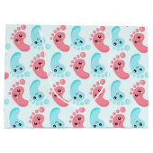 Cute baby gender onthullen partijtas groot cadeauzakje (Achterkant)