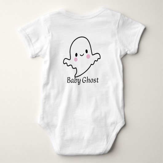 Cute baby ghost  romper (Achterkant)