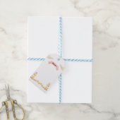 Cute Baby Giraffe Bedankt Label Cadeaulabel (Met Touw)