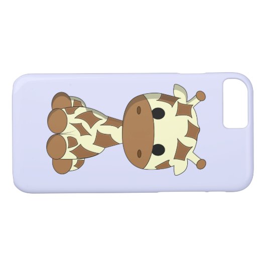 Cute baby giraffe cartoon kinderen Case-Mate iPhone case (Achterkant (Horizontaal))
