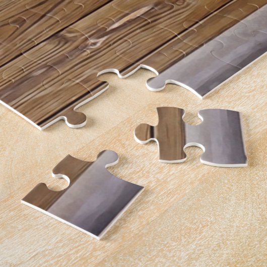 Cute Baby Giraffe die puzzle uitspant Legpuzzel (Zijkant)