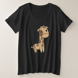 Cute Baby Giraffe Grote Maat T-shirt