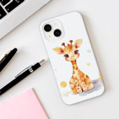 Cute Baby Giraffe iPhone 14 Hoesje
