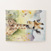 Cute Baby Giraffe Legpuzzel (Horizontaal)