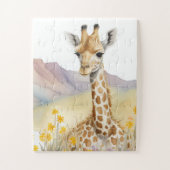 Cute Baby Giraffe Legpuzzel (Verticaal)