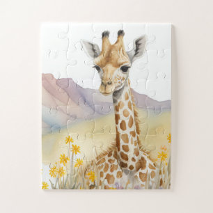 Cute Baby Giraffe Legpuzzel