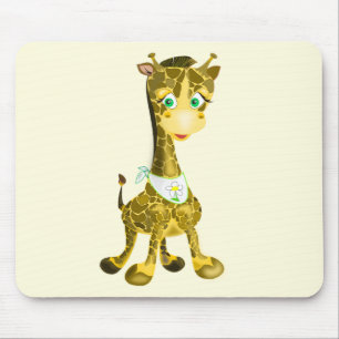 Cute Baby Giraffe Muismat