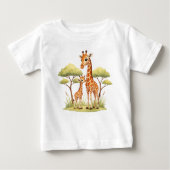 Cute Baby Giraffe Safari Animal Toddler African (Voorkant)