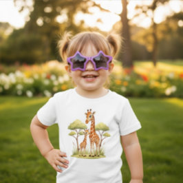 Cute Baby Giraffe Safari Animal Toddler African