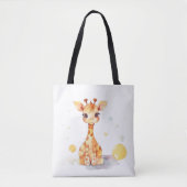 Cute Baby Giraffe Schouder Tas (Voorkant)