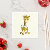 Cute Baby Giraffe Servet (Insitu)