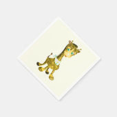 Cute Baby Giraffe Servet (Hoek)