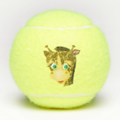 Cute Baby Giraffe Tennisballen (Voorkant)