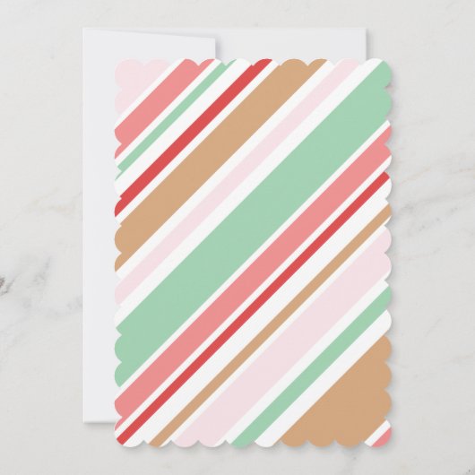 Cute Baby Girl Pink Pram Baby shower Invite Kaart (Achterkant)