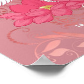 Cute Baby Girl Saraswati met haar White Swan Poster (Hoek)