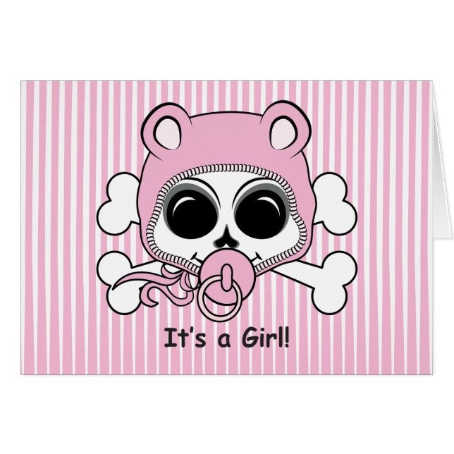 Cute Baby Girl Skull (Voorkant Horizontaal)