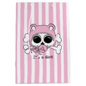 Cute Baby Girl Skull Medium Cadeauzakje (Voorkant)