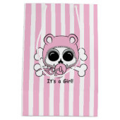 Cute Baby Girl Skull Medium Cadeauzakje (Achterkant)