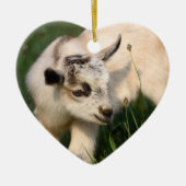 Cute Baby Goat Keramisch Ornament (Voorkant)