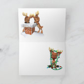 Cute Baby Goat Kerstmis Kaart (Binnen)