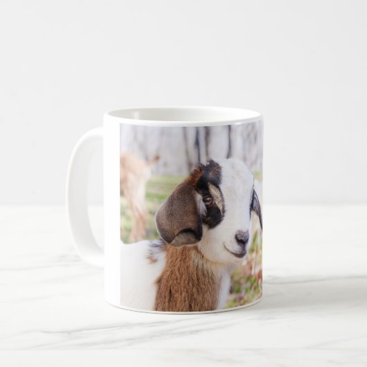 Cute Baby Goat Kitchen Tea & Coffee Mok (Voorkant links)