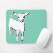 Cute Baby Goat Mousepad Muismat (Met muis)