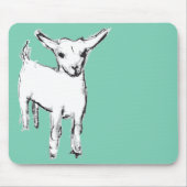 Cute Baby Goat Mousepad Muismat (Voorkant)