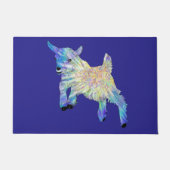 Cute baby Goat paars Deurmat (Voorkant)