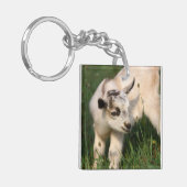 Cute Baby Goat Sleutelhanger (Voorkant Links)