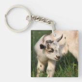 Cute Baby Goat Sleutelhanger (Voorkant)