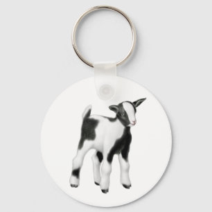 Cute Baby Goat Sleutelhanger