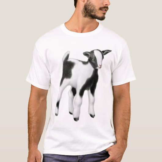 Cute Baby Goat T-Shirt (Voorkant)