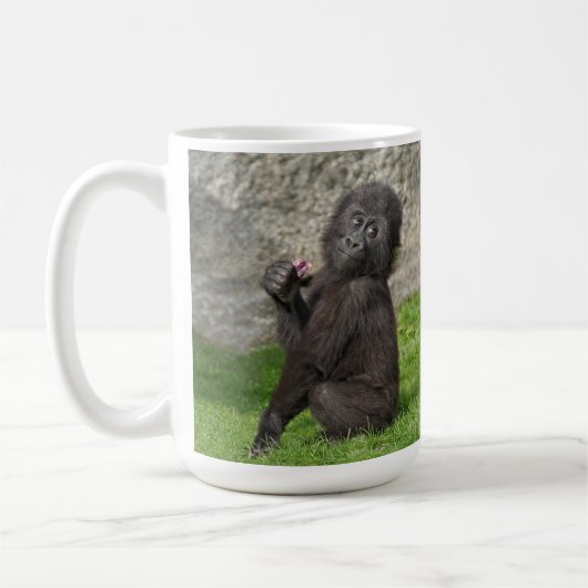 Cute Baby Gorilla Coffee Koffiemok (Links)