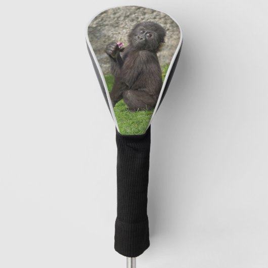 Cute Baby Gorilla Golfheadcover (Voorkant)