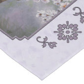 Cute Baby Gray Wolf Pup and Flowers Medium Tafelloper (Hoek)