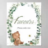 Cute Baby Greenery Favors Alsjeblieft, neem een Poster (Voorkant)