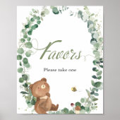 Cute Baby Greenery Favors Alsjeblieft, neem een Poster (Voorkant)