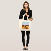 Cute baby grote tote bag (Voorkant (model))