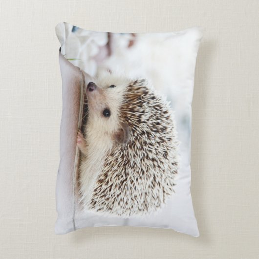 Cute Baby Hedegel Accent Kussen (Achterkant (Verticaal))