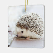 Cute Baby Hedegel Animal Keramisch Ornament (Links)