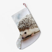 Cute Baby Hedegel Animal Kleine Kerstsok (Achterkant (Hangend))