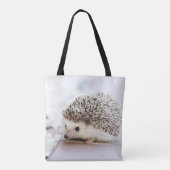 Cute Baby Hedegel Animal Tote Bag (Achterkant)