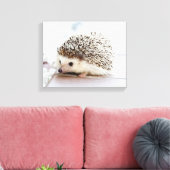 Cute Baby Hedegel Canvas Afdruk (Insitu (Woonkamer))