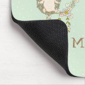 Cute Baby Hedegel Green Name Muismat (Hoek)
